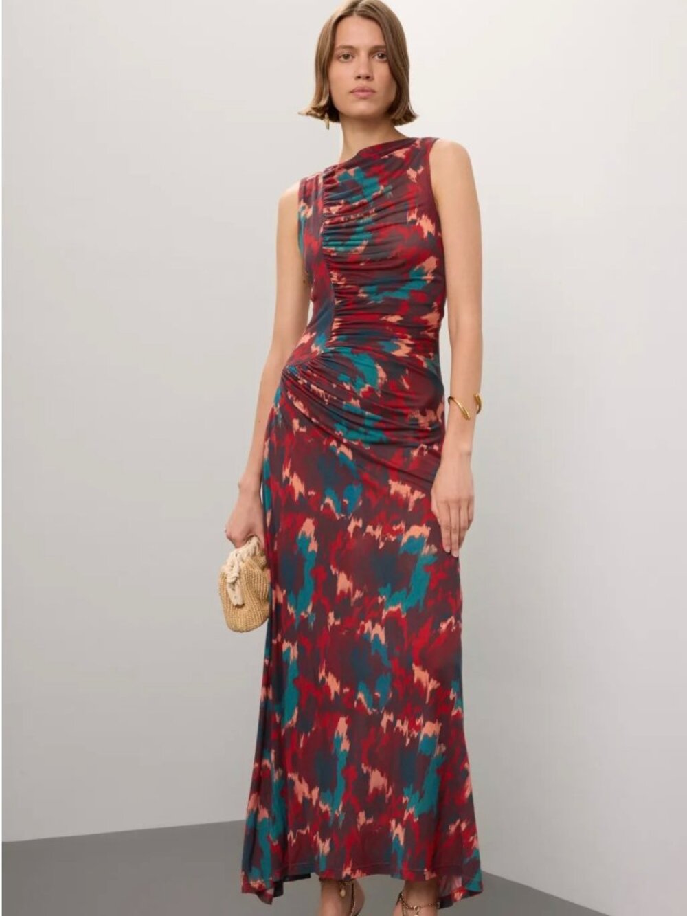 Ulla Johnson Livia Floral Tissue Jersey Dress M